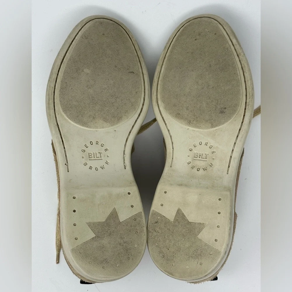 George Brown Bilt Tan Suede Foster Chukka Boots Size 8
